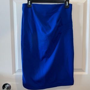 New York and Company blue pencil skirt